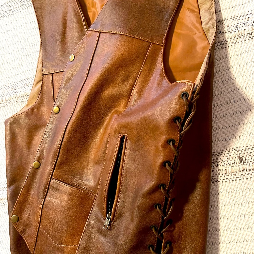 Leather Supreme Western Vest